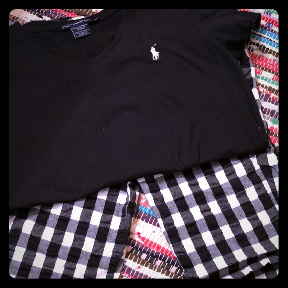 Black Ralph Lauren s/s top